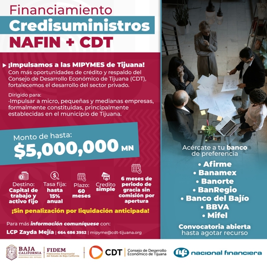 Credisuministros NAFIN+CDT