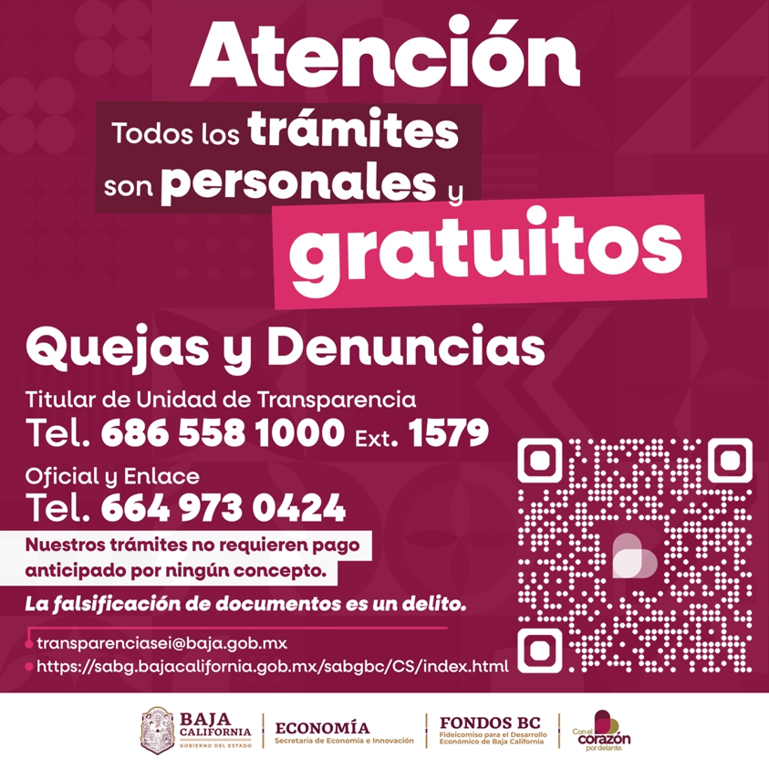 Aviso: Tramites gratuitos